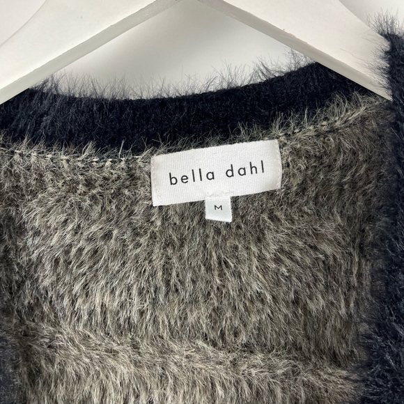 Bella Dahl Fuzzy Camo Sweater Cardigan - Picture 7 of 8